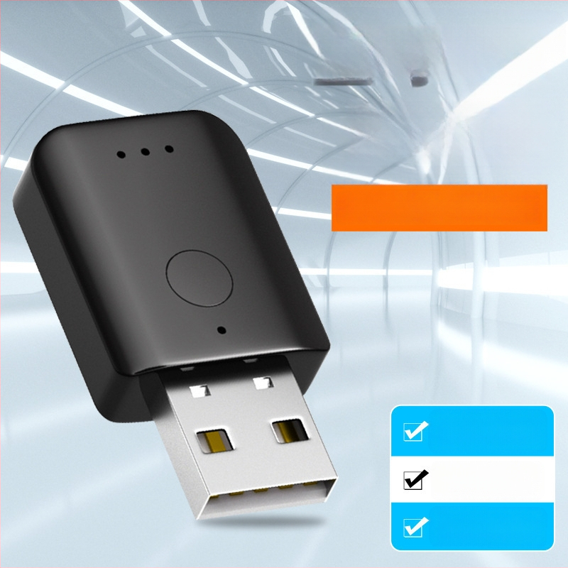 USB Bluetooth αντάπτορας αυτοκινήτου 5.1, Plug and Play, εμβέλεια 10 m, χωρίς εξωτερική τροφοδοσία