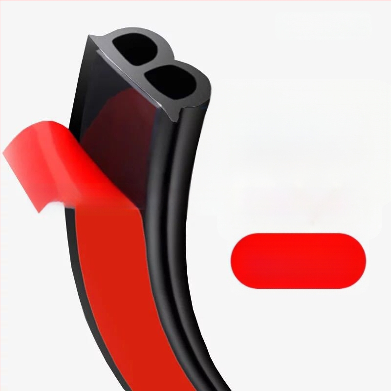 Автомобилен уплътнител тип B с EPDM пяна – уплътнение за врати с ветроустойчивост, прахозащита и шумоизолация, против удар