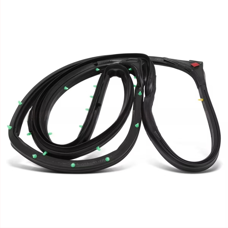 Set de garnituri pentru ușile auto, bandă de etanșare din cauciuc, modele compatibile: diverse (Procesare și personalizare: Da)