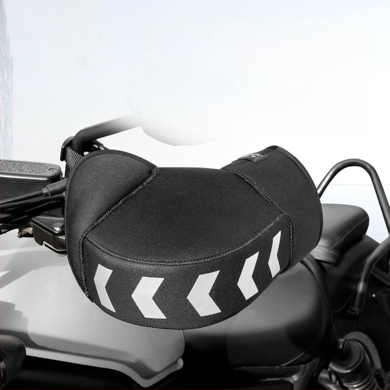 Калъфи за кормило на мотоциклета, универсални, зимно удебелени с поларен флийс и SBR дайвинг плат, светлоотразяващи