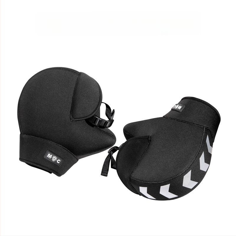 Калъфи за кормило на мотоциклета, универсални, зимно удебелени с поларен флийс и SBR дайвинг плат, светлоотразяващи