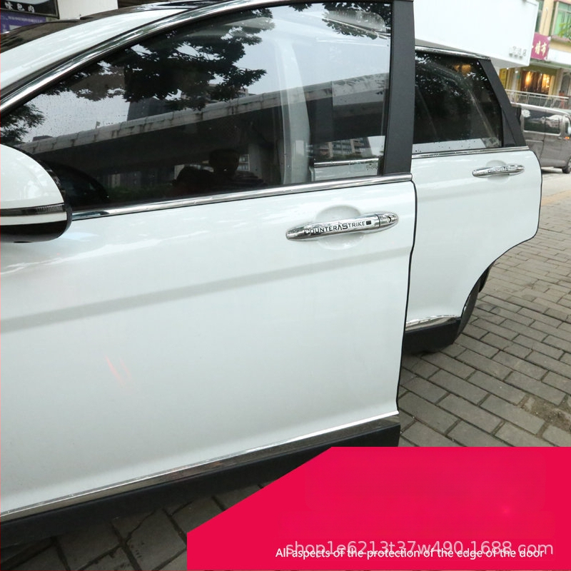 Autó ajtóvédő ütközéscsík - PVC anyag, testre szabható, általános modellekhez megfelelő