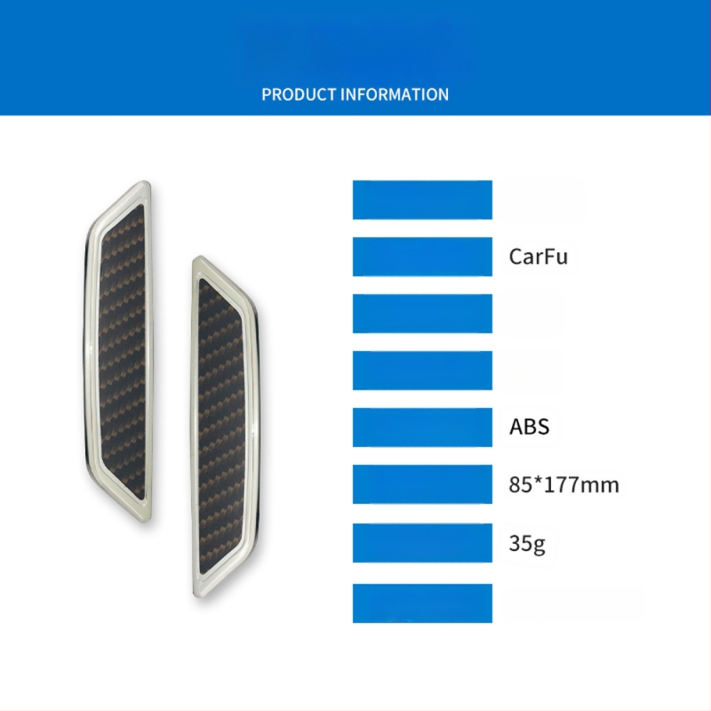 AC-724 ABS ütközésgátló ajtócsík, univerzális illeszkedés, vastagított kialakítás, védő párna, testreszabás elérhető