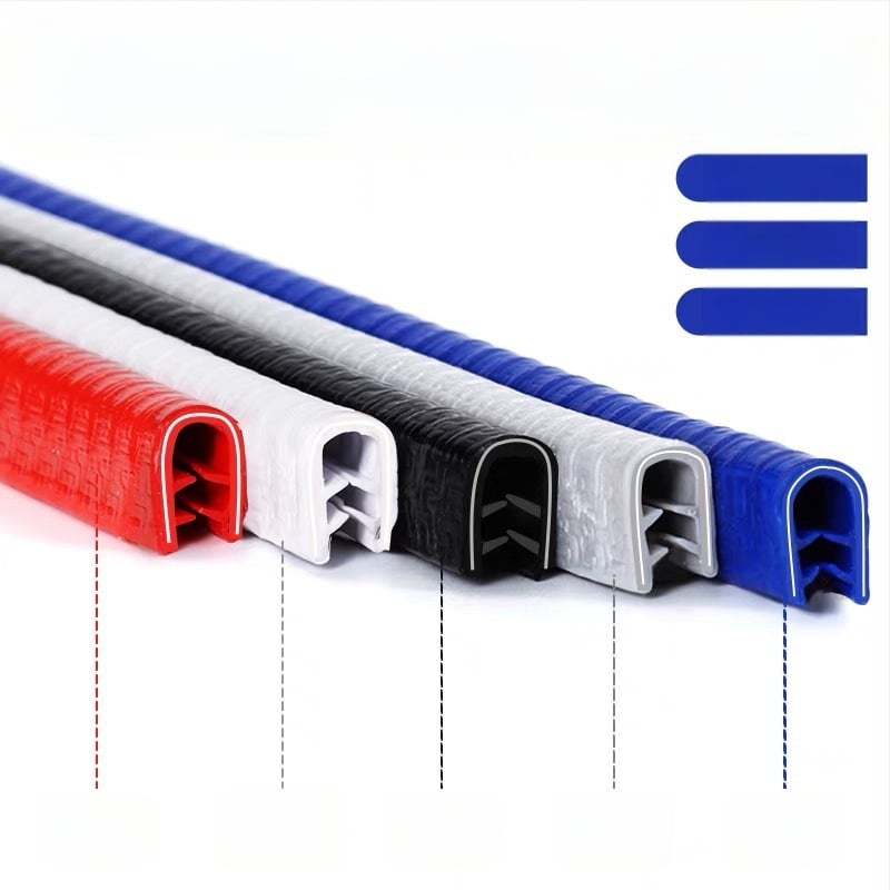 Gumírozott ajtóütköző csík autóhoz — univerzális modell, gumiból készült