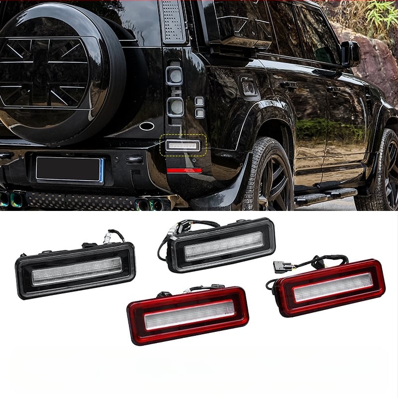 LED stražnje svjetlo za Land Rover Defender 110 – dodatak za modifikaciju stražnjeg osvjetljenja, kompatibilan Defender 90, uključuje svjetlo za vožnju unatrag i snažno kočno svjetlo