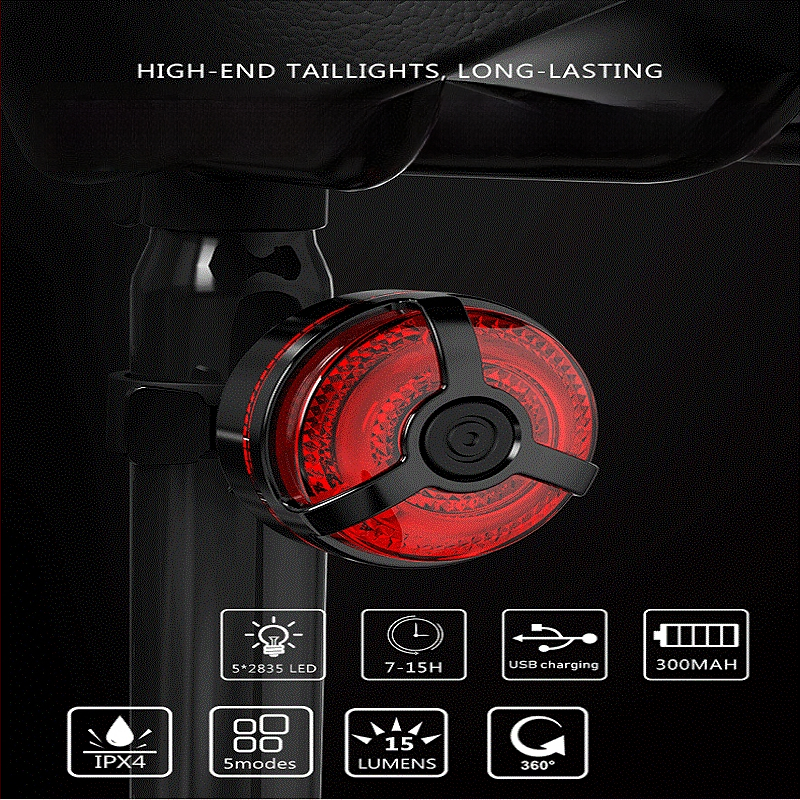 Hissuke dviračio galinis žibintas — be pritaikymo, be importo, be licencijuotos privatios etiketės