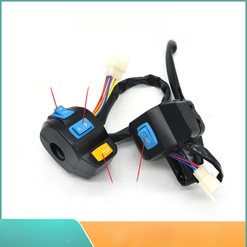 Elektromos tricikli kormánykapcsoló fék-, irányjelző- és kürtfunkcióval — alumíniumötvözet, Dry Xin márka