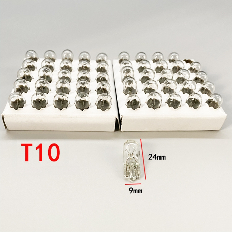 T10 5W univerzalna automobilska lampa – indikator širine, mala žarulja, gornje svjetlo, svjetlo registarske pločice, svjetlo za čitanje, 12V-24V