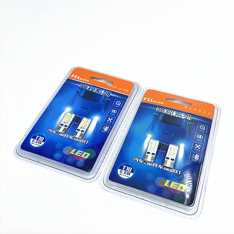 LED T10 automobilska svjetiljka za broj i čitanje, 12V, 0.6W, amber/white/blue