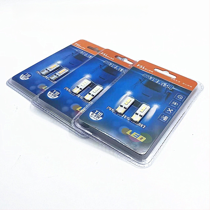 LED T10 automobilska svjetiljka za broj i čitanje, 12V, 0.6W, amber/white/blue