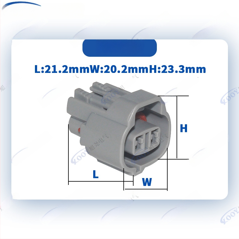 DJ7023-2-21 2‑pin automobilski konektor za Toyota stražnji radar i Baojun magl svjetlo, DRL dnevno svjetlo