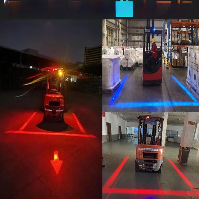 Keltuvo zonos ribos šviesa su tiesioginės linijos įspėjimu ir atbulinės eigos signalu (LED, 20-30W, universalus 12-80V)