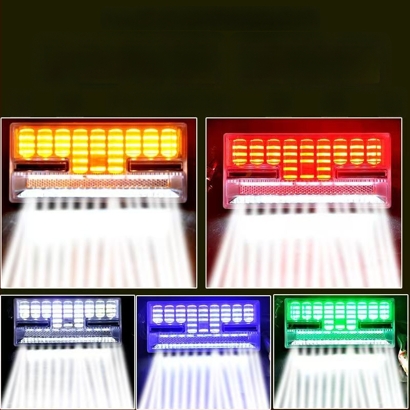24V LED bočna svjetla za kamione i poluprikolice, vodootporna IP68, višebojna, indikator širine