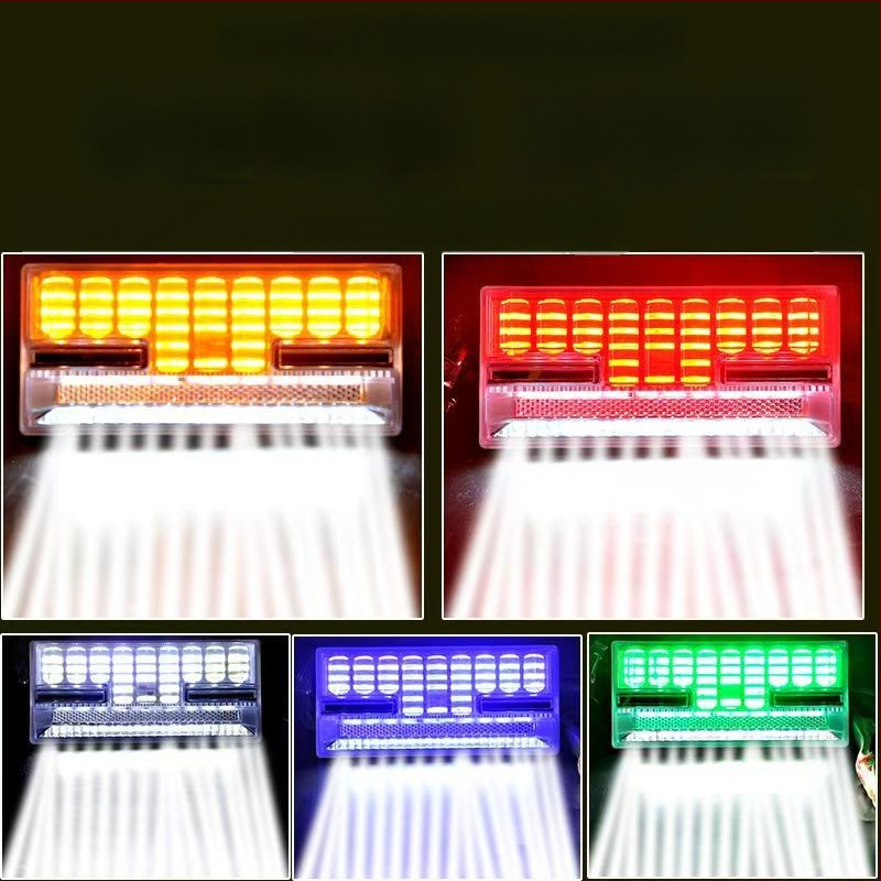 24V LED bočna svjetla za kamione i poluprikolice, vodootporna IP68, višebojna, indikator širine