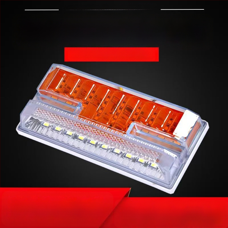 24V LED bočna svjetla za kamione i poluprikolice, vodootporna IP68, višebojna, indikator širine