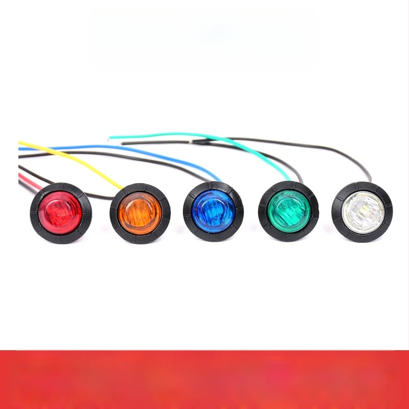 Eagle Eye LED apvali lemputė, 12-24V, šoninė indikacinė lemputė sunkvežimiams ir lengviesiems automobiliams