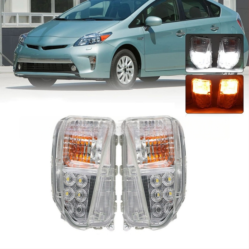 LED dnevna svjetla za Toyota Prius 2012–2015 s integriranim svjetlima za maglu