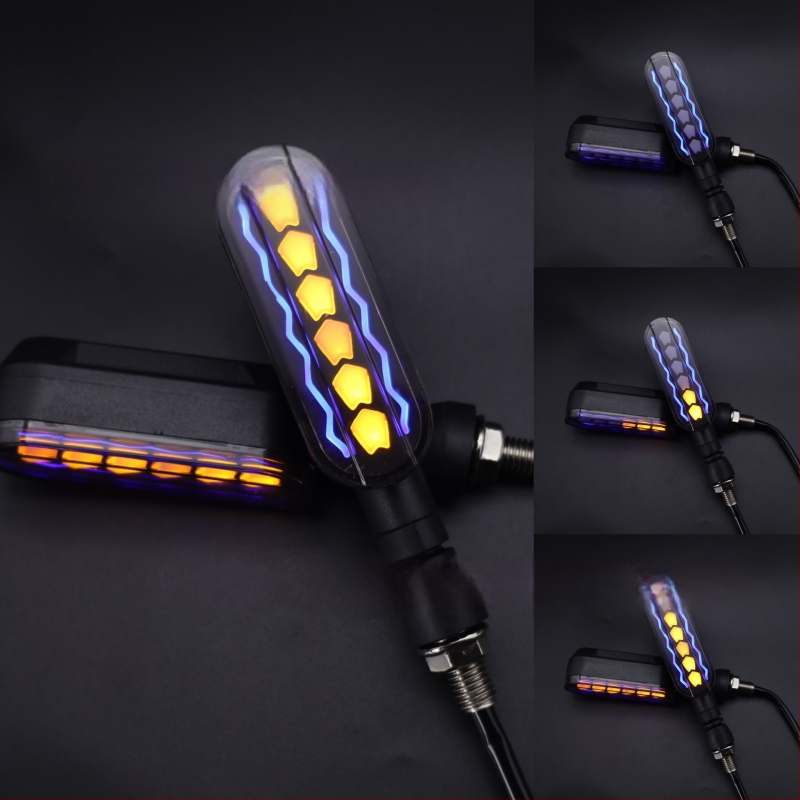 LED sekvencijski pokazivači za motocikl, vodootporni, 12V, ABS kućište