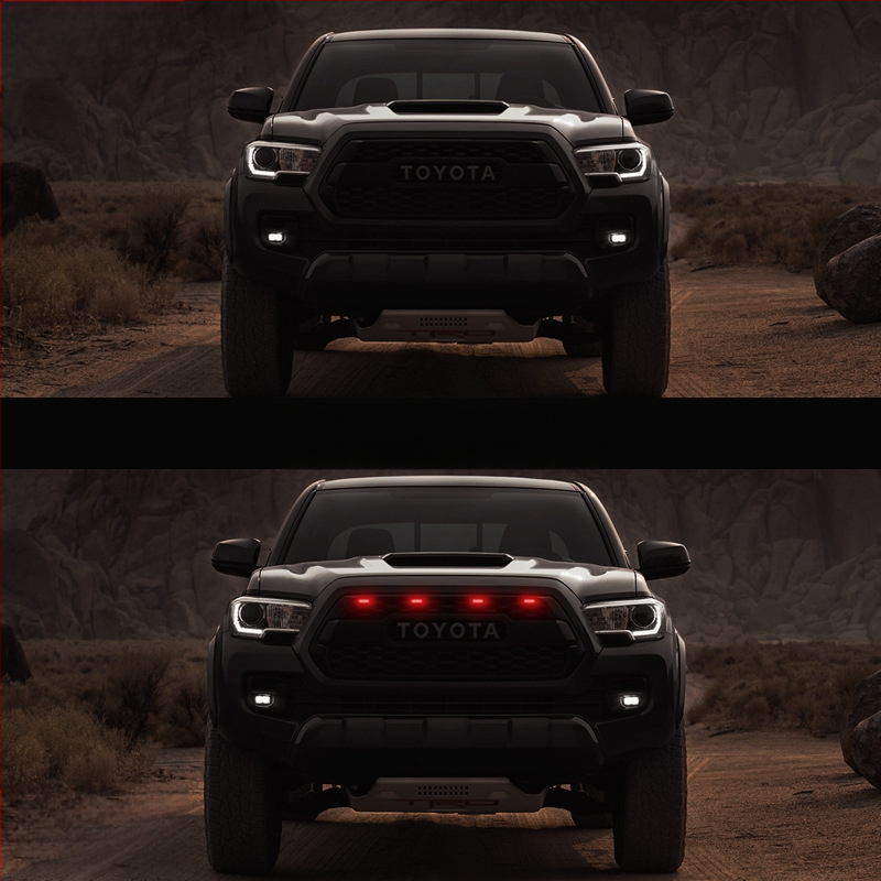 RGB LED bljeskalica za automobilsku rešetku, kontrola putem aplikacije, žuto dnevno svjetlo