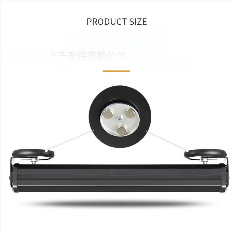 LED бар светлина за превозни средства с магнит, 12–24V, 30W, алуминиева сплав + LED, модел 316-5