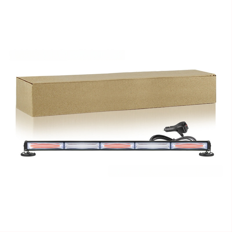 LED бар светлина за превозни средства с магнит, 12–24V, 30W, алуминиева сплав + LED, модел 316-5