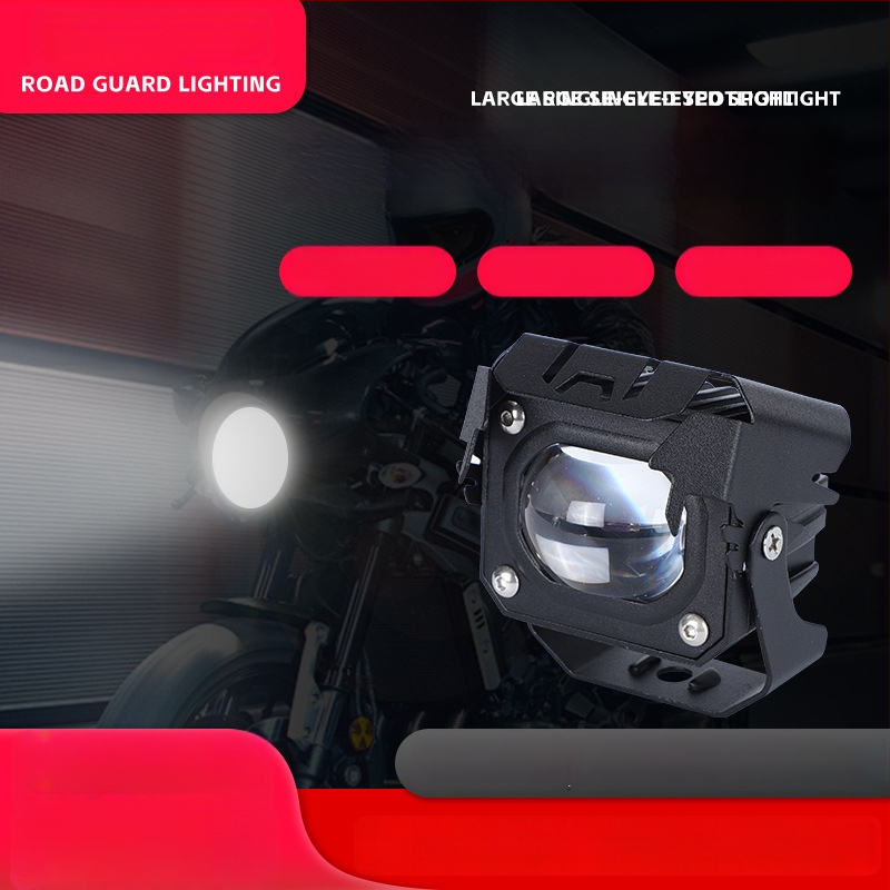 Velika jednookna LED prednja svjetiljka za motocikl, dvobojna LED, vodootporna, ultra jasan fokus