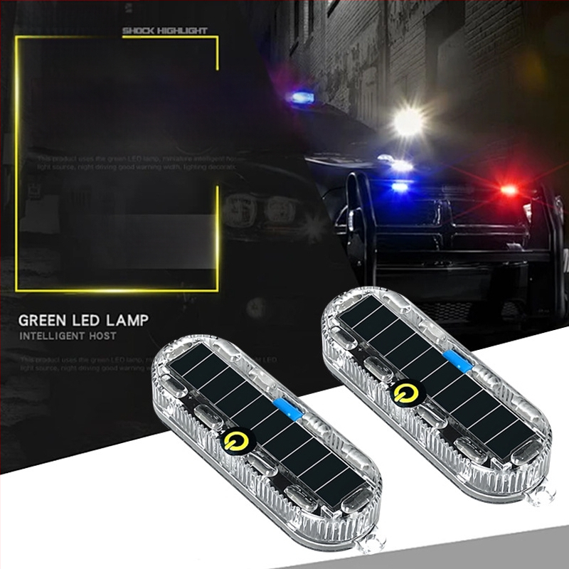 Ηλιακό LED φλας για μοτοσικλέτες και ηλεκτρικά οχήματα – αδιάβροχο προειδοποιητικό πίσω φως, χωρίς καλώδια