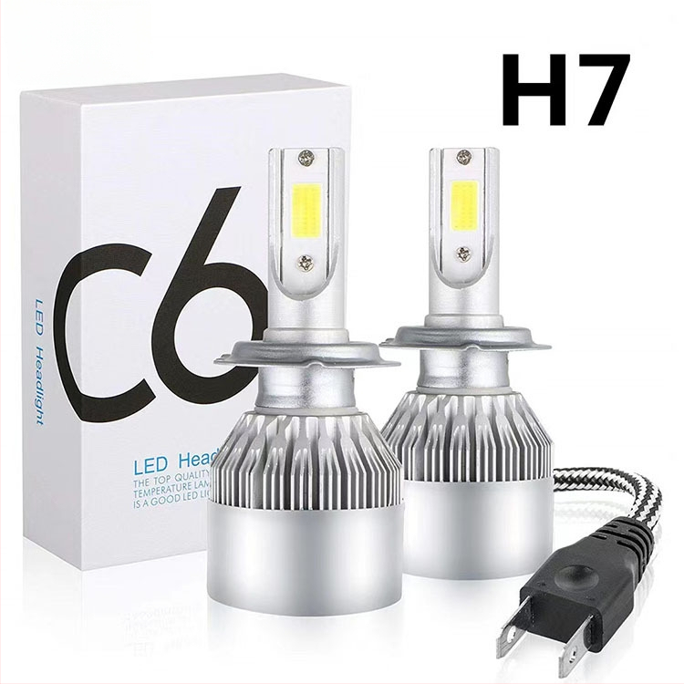 LED prednje svjetlo C6 za automobile i motocikle, COB žarulja visoke svjetline