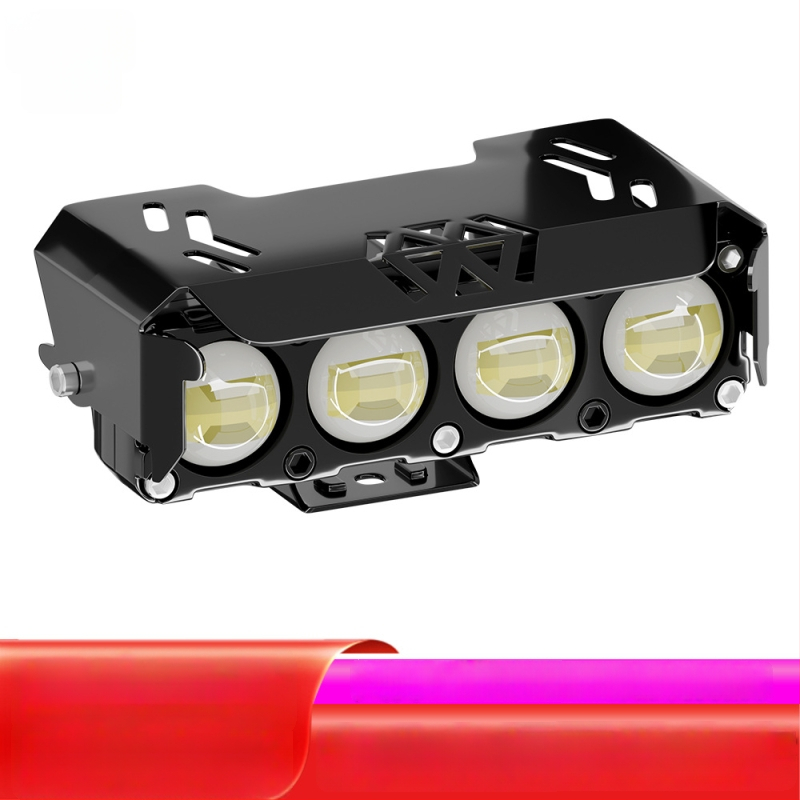 LED prednje svjetlo za motocikl — off-road, 24W, 14000 lm, IP68, 12-85V, aluminijska legura, LED 3570, Wilson