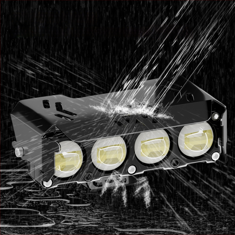 LED prednje svjetlo za motocikl — off-road, 24W, 14000 lm, IP68, 12-85V, aluminijska legura, LED 3570, Wilson