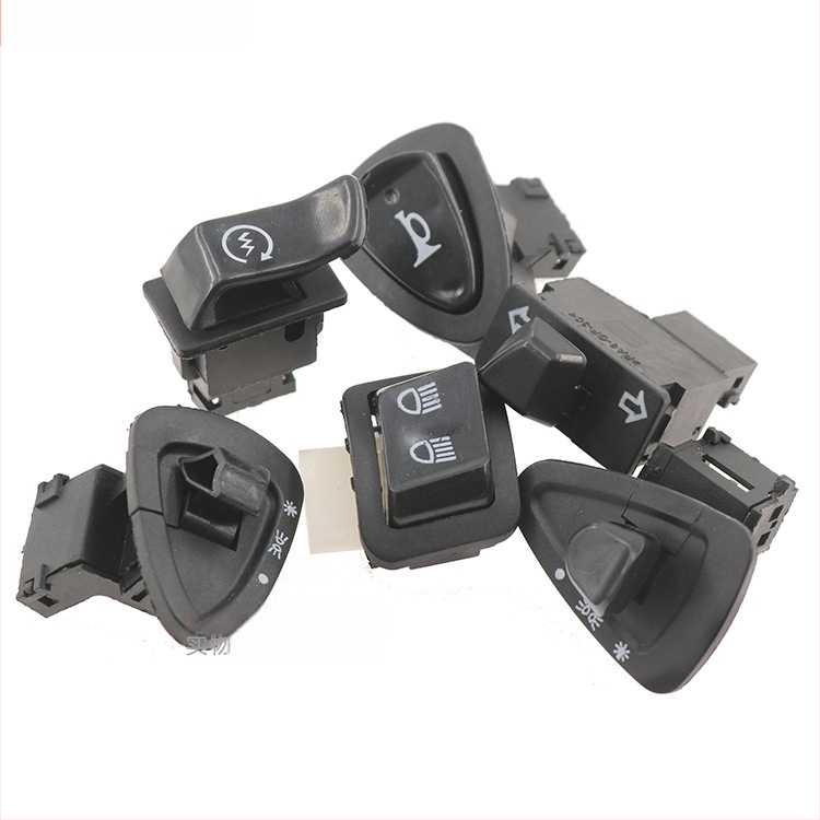 Taurus ötkapcsolós kapcsolókészlet motorkerékpárhoz/elektromos járműhöz — kürt, fényszóró, kormány, indítás, fényerő-szabályzó kapcsoló