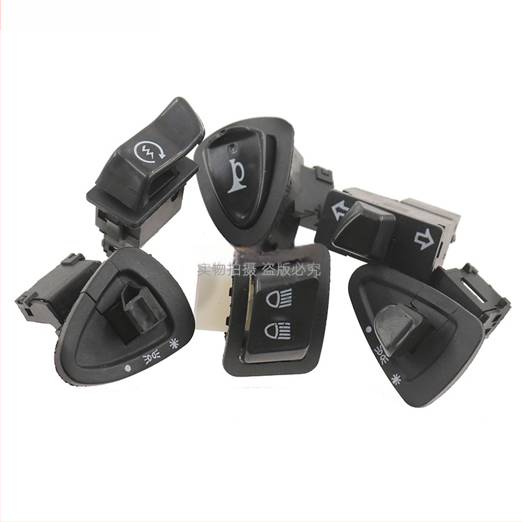 Taurus ötkapcsolós kapcsolókészlet motorkerékpárhoz/elektromos járműhöz — kürt, fényszóró, kormány, indítás, fényerő-szabályzó kapcsoló