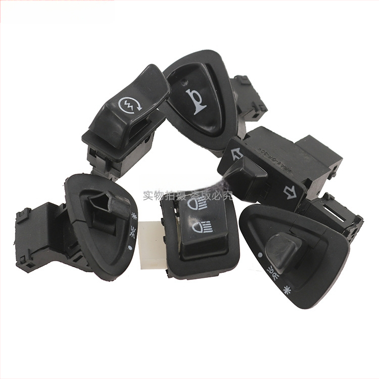 Taurus ötkapcsolós kapcsolókészlet motorkerékpárhoz/elektromos járműhöz — kürt, fényszóró, kormány, indítás, fényerő-szabályzó kapcsoló