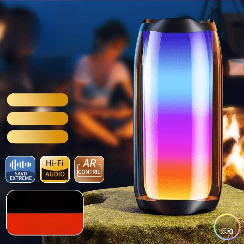 Bluetooth ηχείο με Berlin Sound, ασύρματο, γυάλινο φινίρισμα, για οικιακή και εξωτερική χρήση