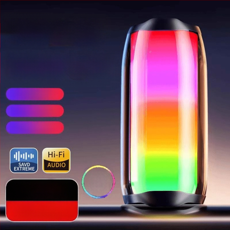 Bluetooth ηχείο με Berlin Sound, ασύρματο, γυάλινο φινίρισμα, για οικιακή και εξωτερική χρήση