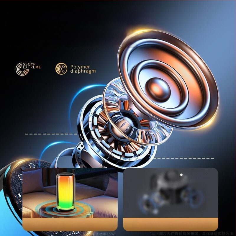 Bluetooth ηχείο με Berlin Sound, ασύρματο, γυάλινο φινίρισμα, για οικιακή και εξωτερική χρήση