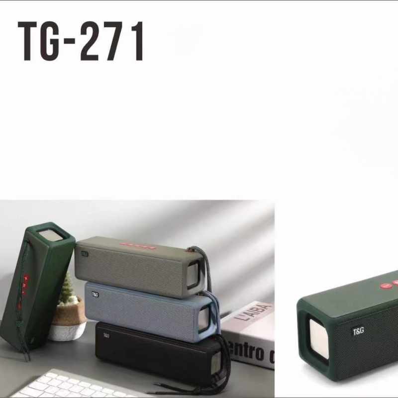 TG271 Bežični Bluetooth zvučnik sa microSD karticom, prijenosni kvadratni mini-subwoofer
