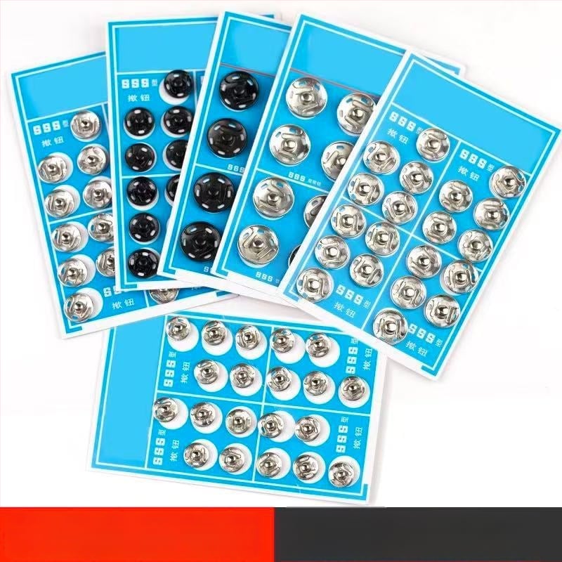 Capse metalice ascunse – două piese din aliaj, pentru îmbrăcăminte și accesorii