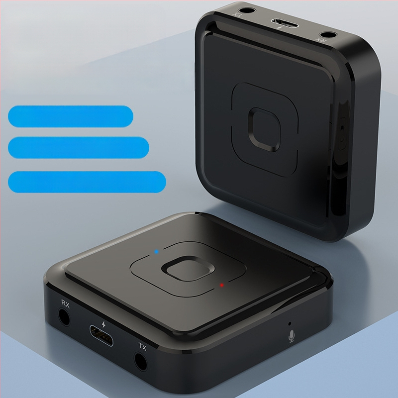 BT-22 Automobilinis Bluetooth garso siųstuvas–priimtuvas – Bluetooth 5.1, 3,5 mm jungtis, Plug-and-Play, išorinis maitinimas