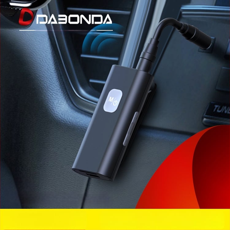 SR11 Bluetooth automobilinis imtuvas, belaidė AUX 3.5mm garso, 5V įvestis, 10 cm kabelis, dažnių atsakas 24MHz