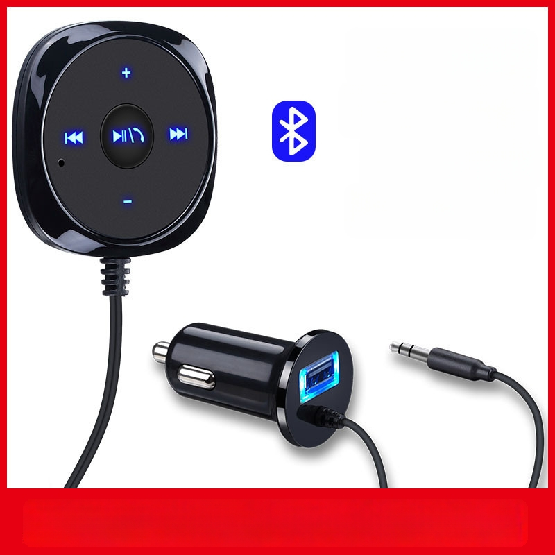 BC20 Bluetooth auto käed-vaba USB laadija ja heli vastuvõtja, 12V sisend, Bluetooth väljund, keskne juhtimine, 2W võimsus