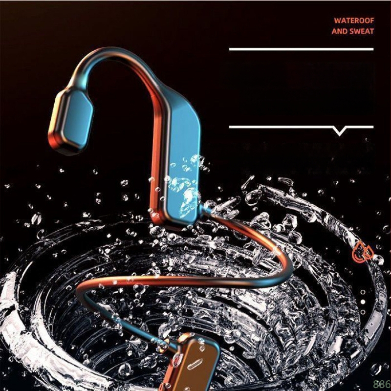 Csontvezetéses vezeték nélküli Bluetooth fejhallgató sporthoz – nyitott fül, több mint 8 órás akkumulátoros üzemidő, Qualcomm chip, Bluetooth 5.0, IPX6 vízálló