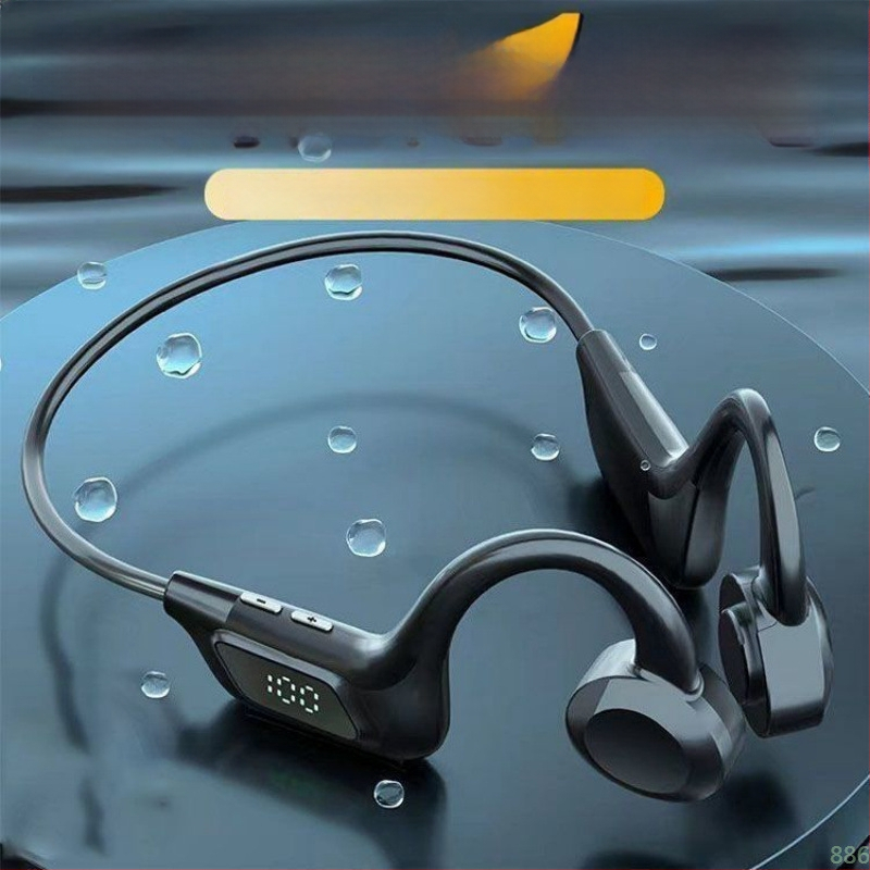 Csontvezetéses vezeték nélküli fejhallgató – nyitott fül, Bluetooth 5.0, Qualcomm chip, IPX6 vízálló, akkumulátor >8 óra