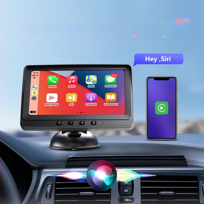 7-inčni prijenosni bežični auto navigacijski sustav s CarPlay MP5 i kamerom za vožnju