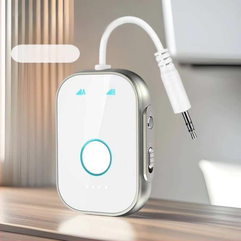 Bluetooth vastuvõtja-transiiver T1 3.5 mm AUX, auto audio vastuvõtja, plug‑and‑play, väline toide, BT 5.4, 10 m ulatus