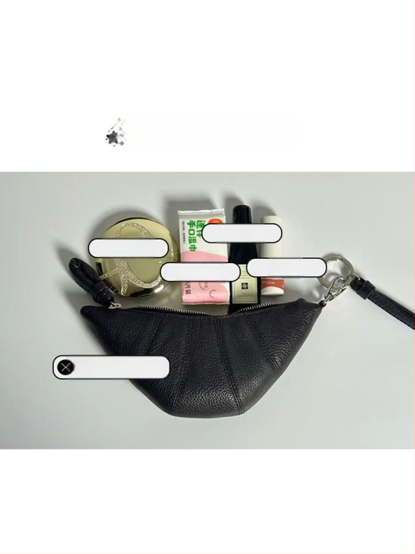 Geantă pentru chei din piele naturală, primul strat de piele de vită, culoare uni, stil street fashion, căptușeală din nailon, design mini crossbody