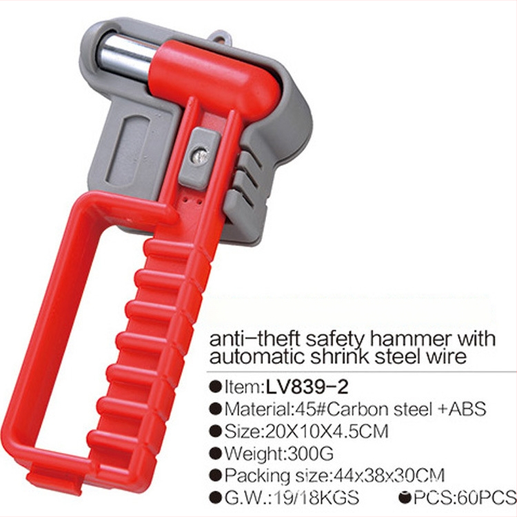 Bussi/metro ohutushaamer traadiga – mudel 839-2, Oude, ABS + süsinikteras, 260 g