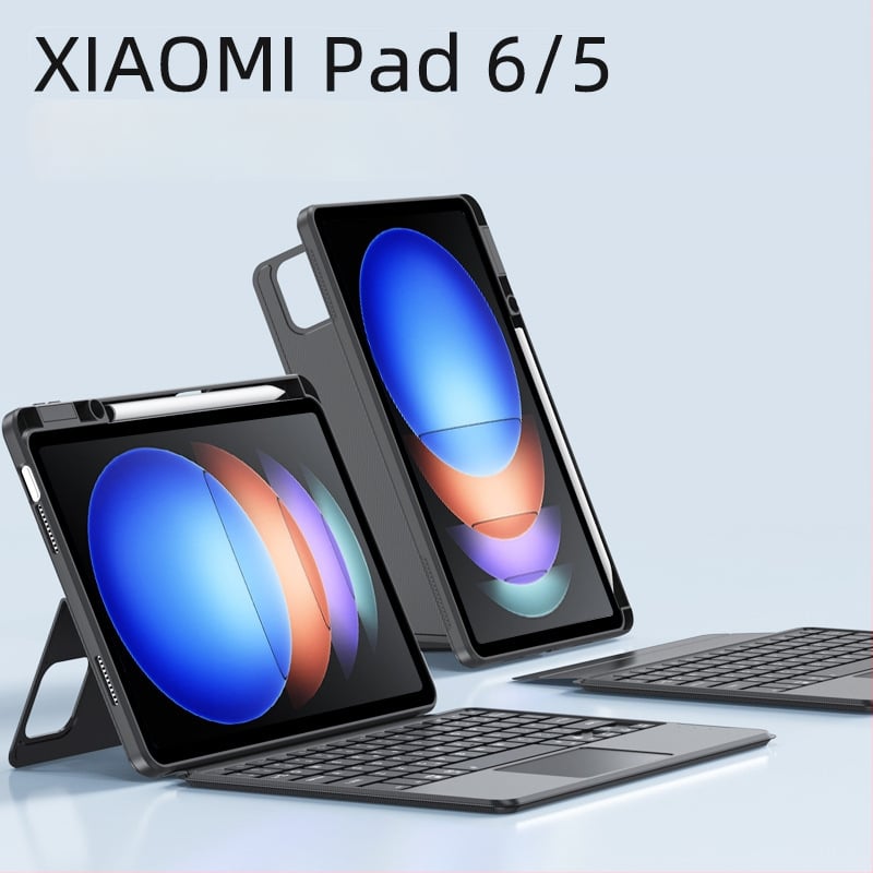 Xiaomi Pad 7 Ultra Magic Keyboard 6Pro/5Pro Bluetooth-os osztott billentyűzetéhez készült védőtok, 12,4 colos ( Bluetooth interfész; Kompatibilis Xiaomi Tablet 5/6; Súly 490 g; OEM feldolgozás; Logó nyomtatás engedélyezett )