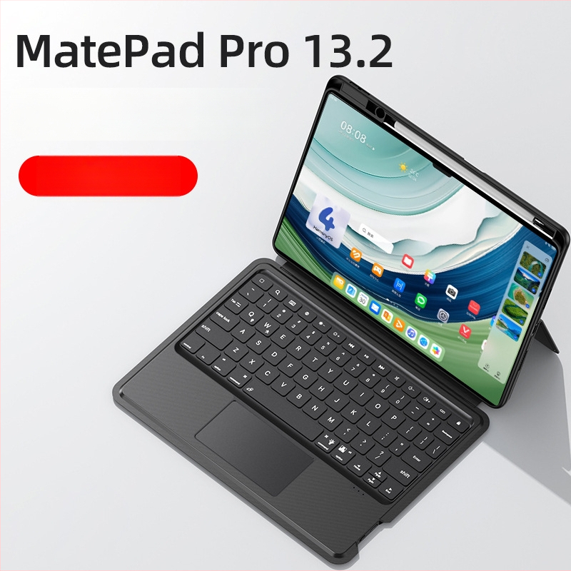 JUQITACH Kućište za zaštitu tipkovnice i bežična Bluetooth tipkovnica za MatePad Pro 13.2, Pro 12.6, Air 11.5