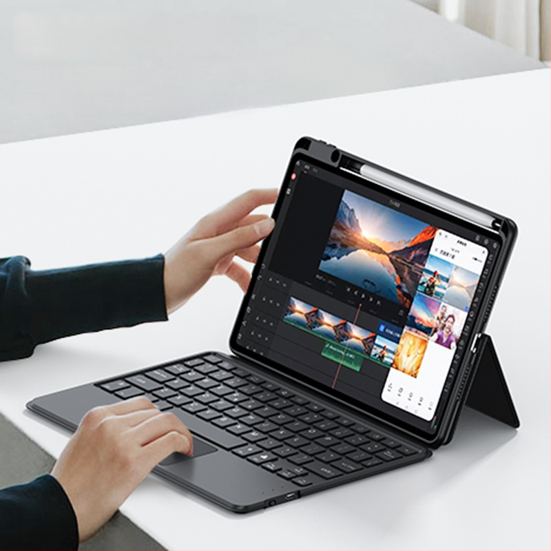 JUQITACH Kućište za zaštitu tipkovnice i bežična Bluetooth tipkovnica za MatePad Pro 13.2, Pro 12.6, Air 11.5